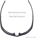 Uvex par Honeywell Hypershock Verres de sécurité, cadre brun avec objectif miroir or & Coiffure dure anti-rayure (S2964)