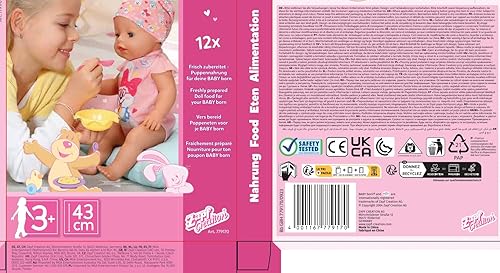 Miniatura 3 de BABY born Bolsitas de comida para muñecas fáciles para manos pequeñas, el juego creativo promueve la empatía y las habilidades sociales, para niños