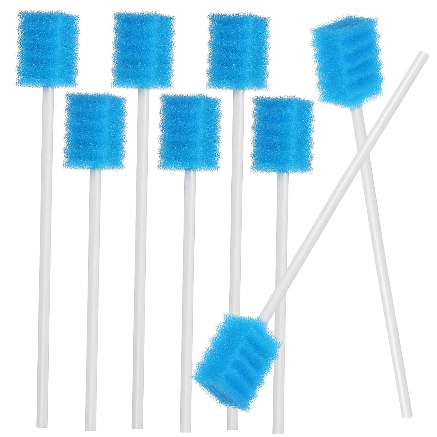 100Pcs Oral Swabs Mouth Care Sponges for Cleaning Multi Functional Use for Elderly Ceramics