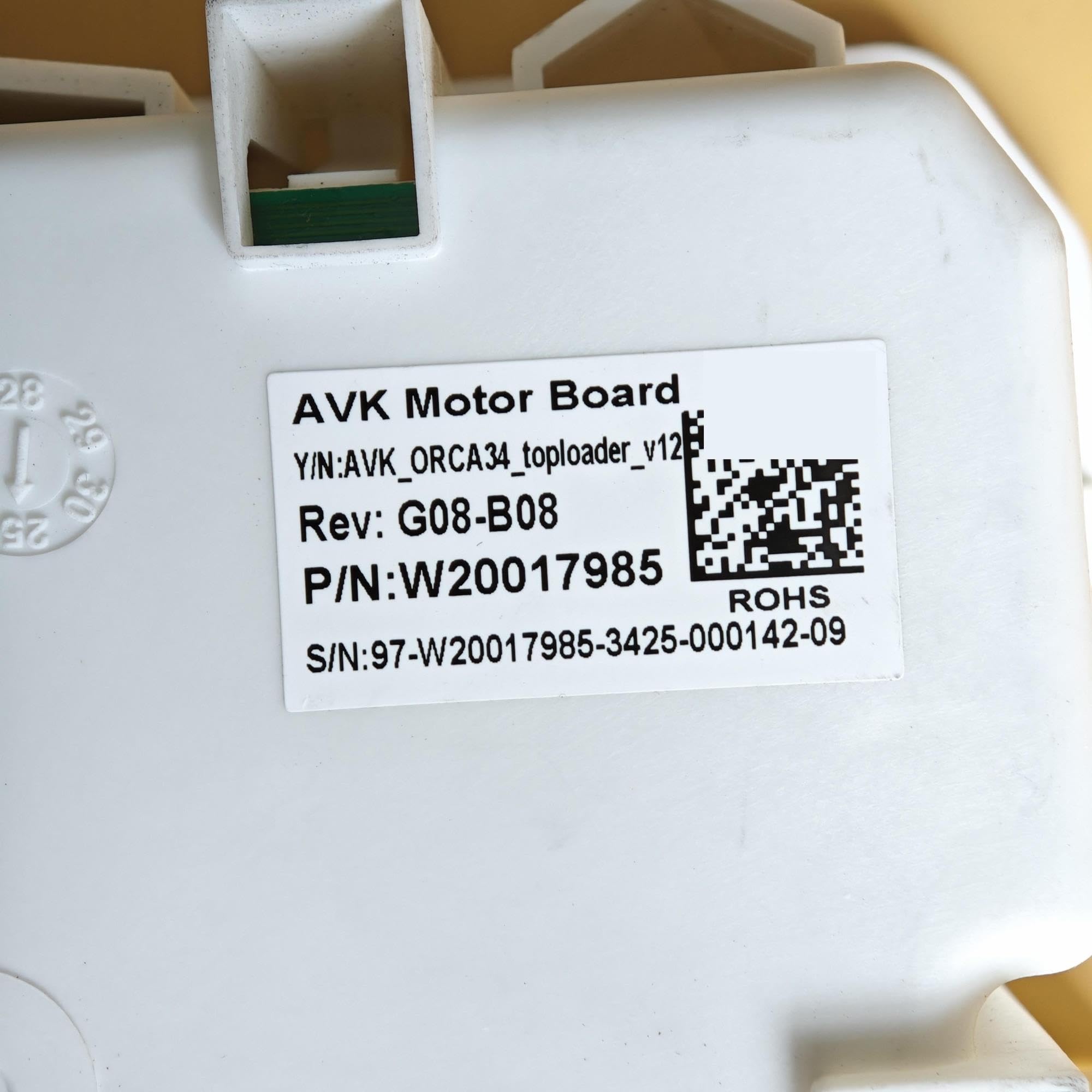 Adatto for Scheda di Comando Lavatrice G08-B08 W20017985 Circuito 2858960400/2857480100 modulo elettronico(2858960400)