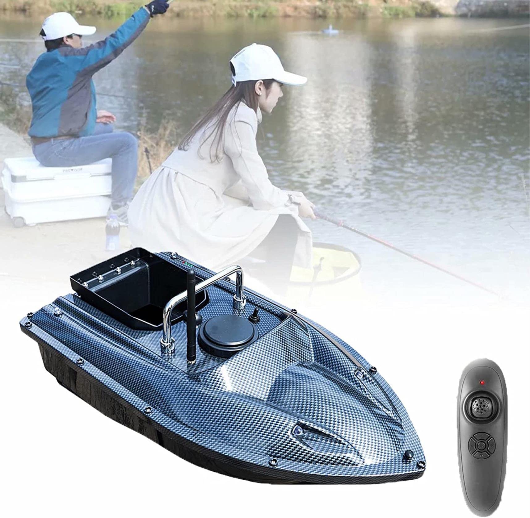 Bateau amorceur 500m fish finder pour localiser les poissons cachés