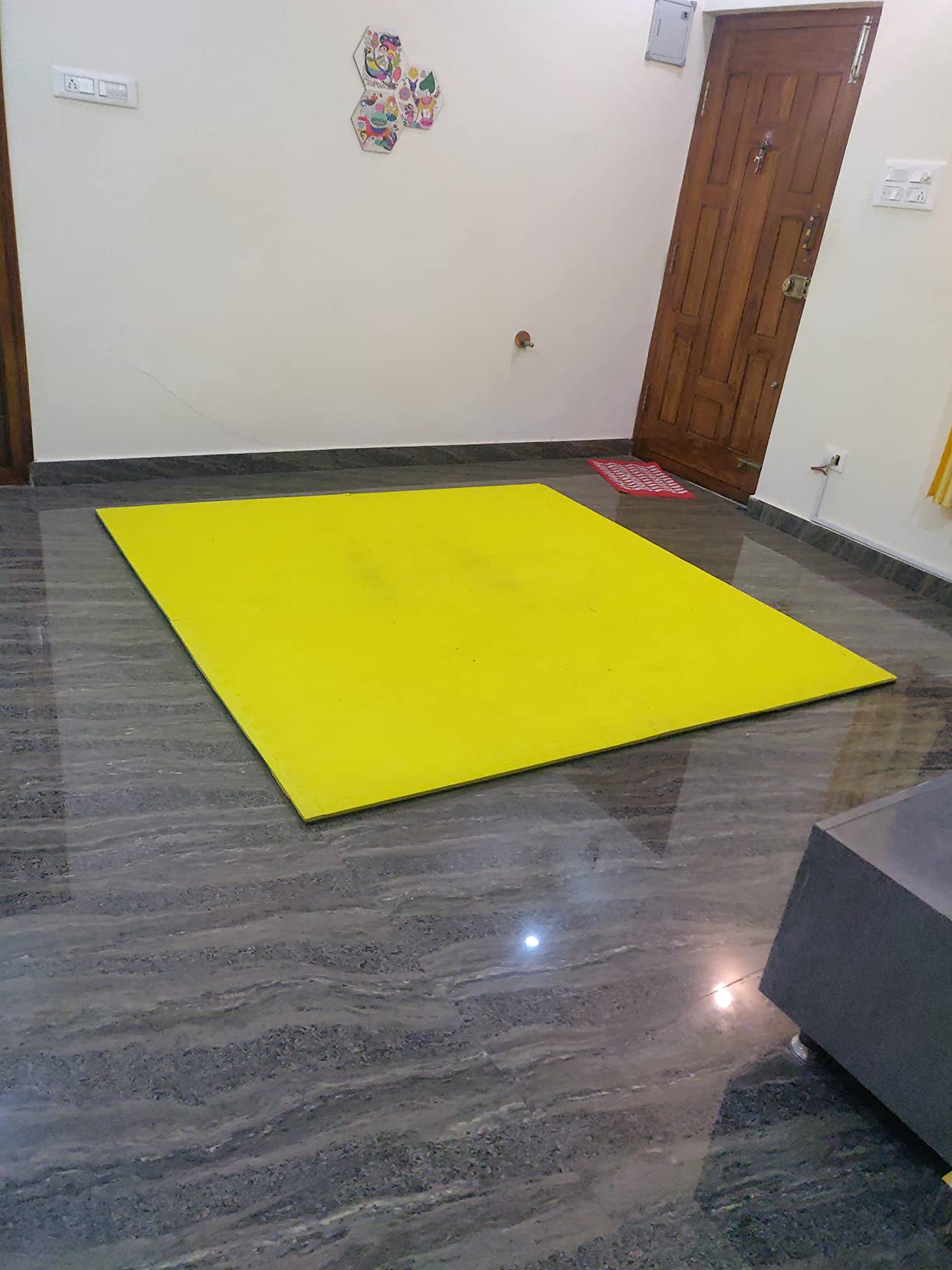 Fitness Guru Interlocking EVA Foam Padding, NonToxic Foam Mat Floor Tiles, (1 Meter x 1 Meter x