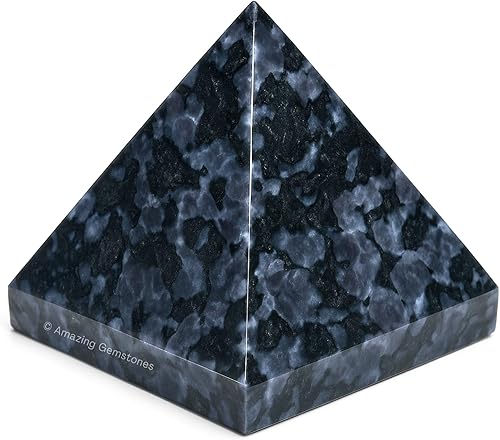 Miniatura 141 de Amazing Gemstone Lapis Lazuli Pyramid Crystal Healing Stones - 2" Great Pyramid Figurine of Natural Stone Pyramid for Meditation, Reiki, Chakra