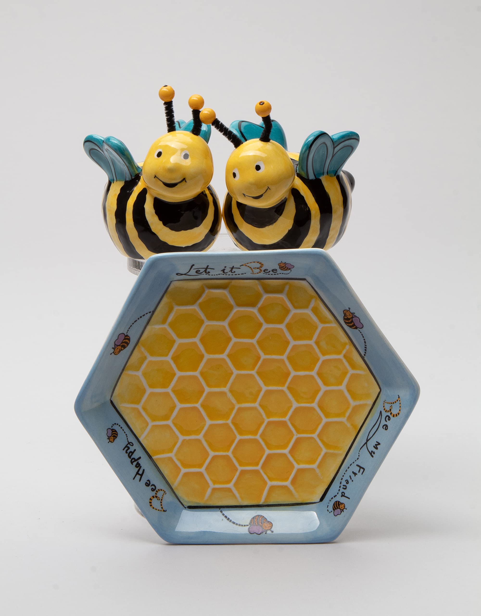 Bee Salt & Pepper Set - Appletree Ceramic -8