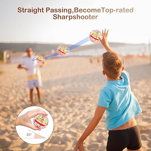 Miniatura 10 de Bola de orbe voladora 2023 Galaxy Cosmic Globe UFO Boomerang Hover Ball Galatic Fidget Spinner Mini Drone Cool Toys Ideas de regalo de cumpleaños