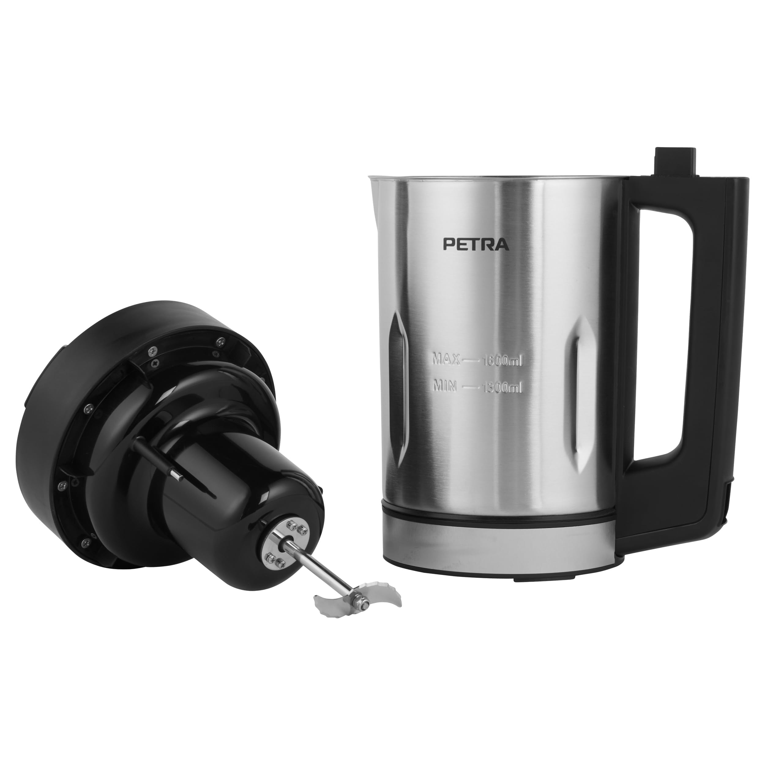 Petra PT5118V2VDEEU10 Gesunde Suppen-Zubereiter 1,6l Edelstahl 900W 5 Einstellungen Warmhaltefunktion