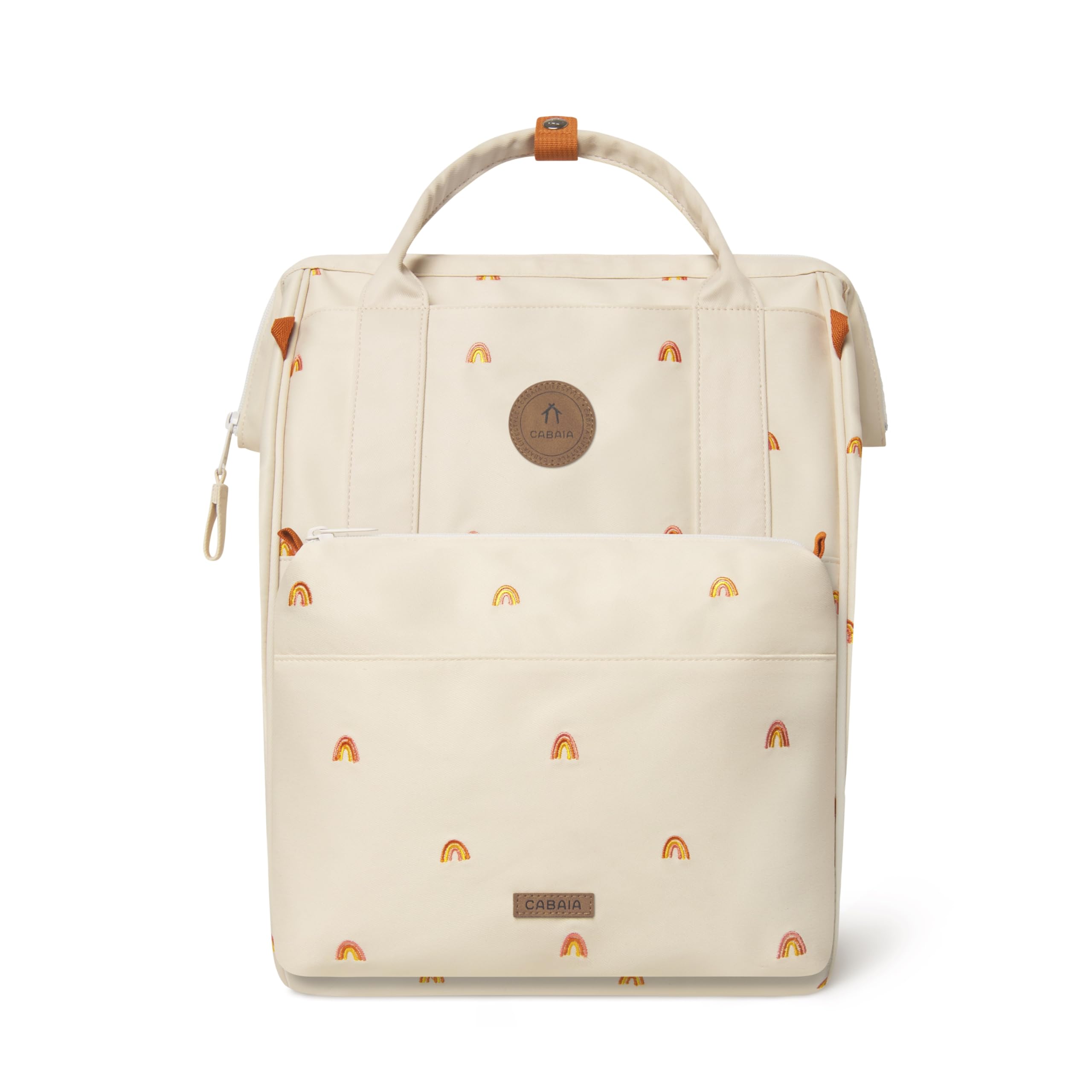 Cabaïa Wickelrucksack - Medium 18L - 3L Isoliertasche, Kinderwagenbefestigungen - Design & Wasserabweisender Babyrucksack