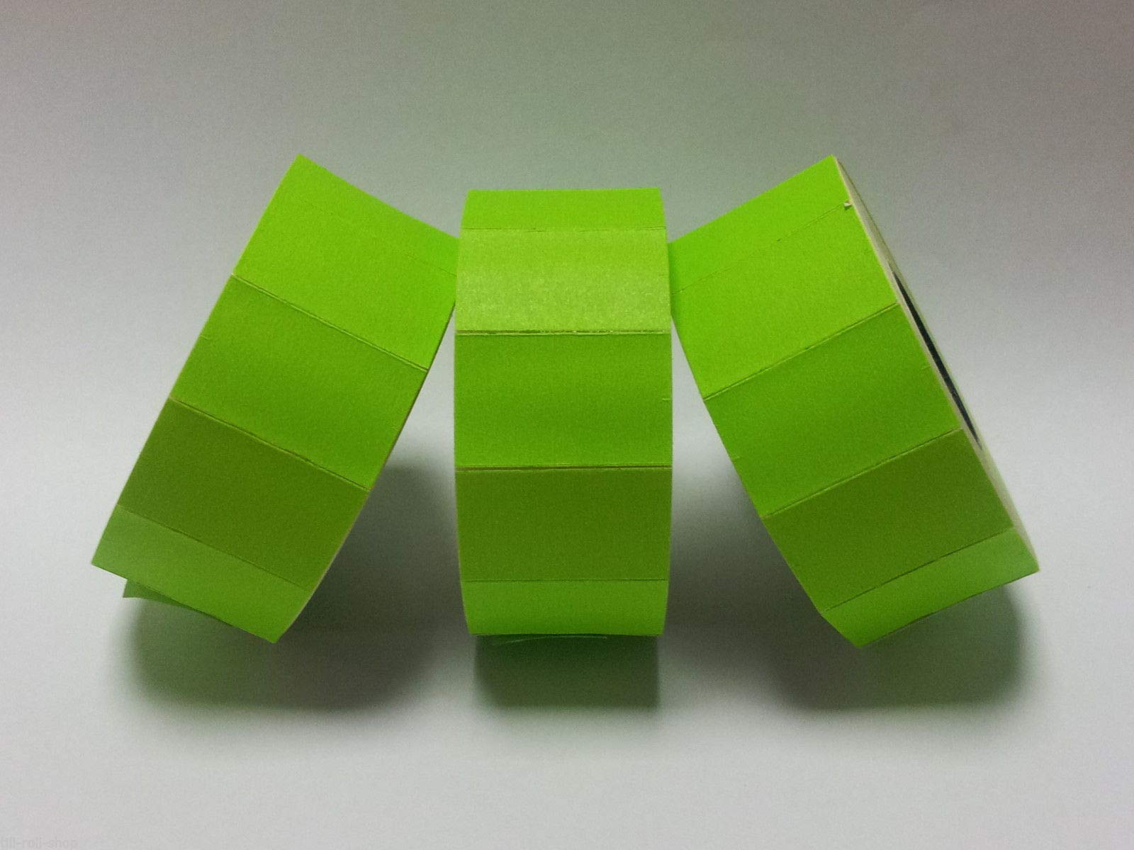 Gato CT7 26mm x 16mm Price Gun Labels Green Straight Edge 30 Rolls 36,000 Labels