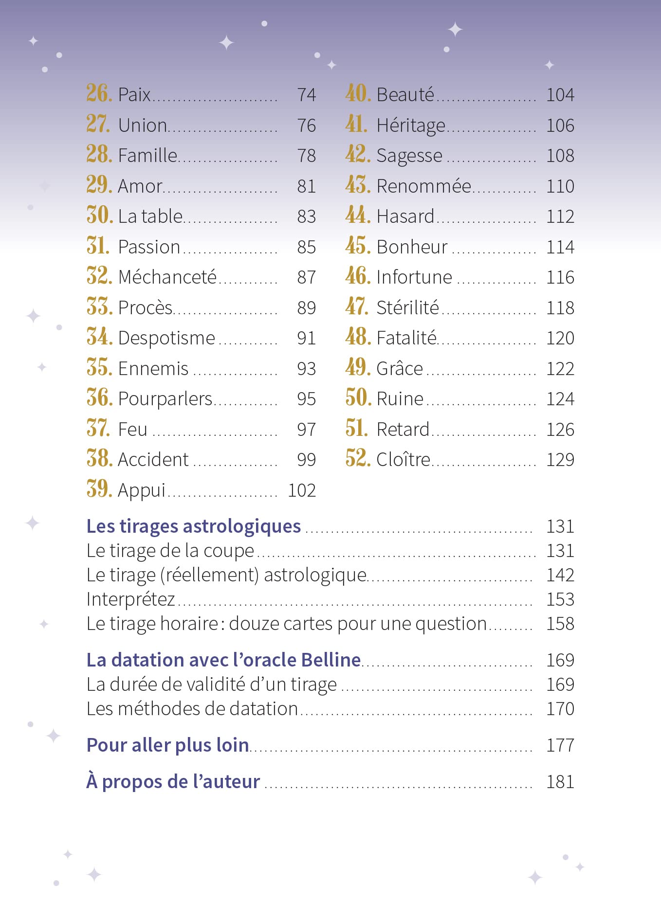 Le Belline astrologique