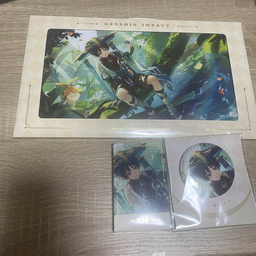 Amazon.co.jp: 3点セット原神 逸聞軼事シリーズ グリッター