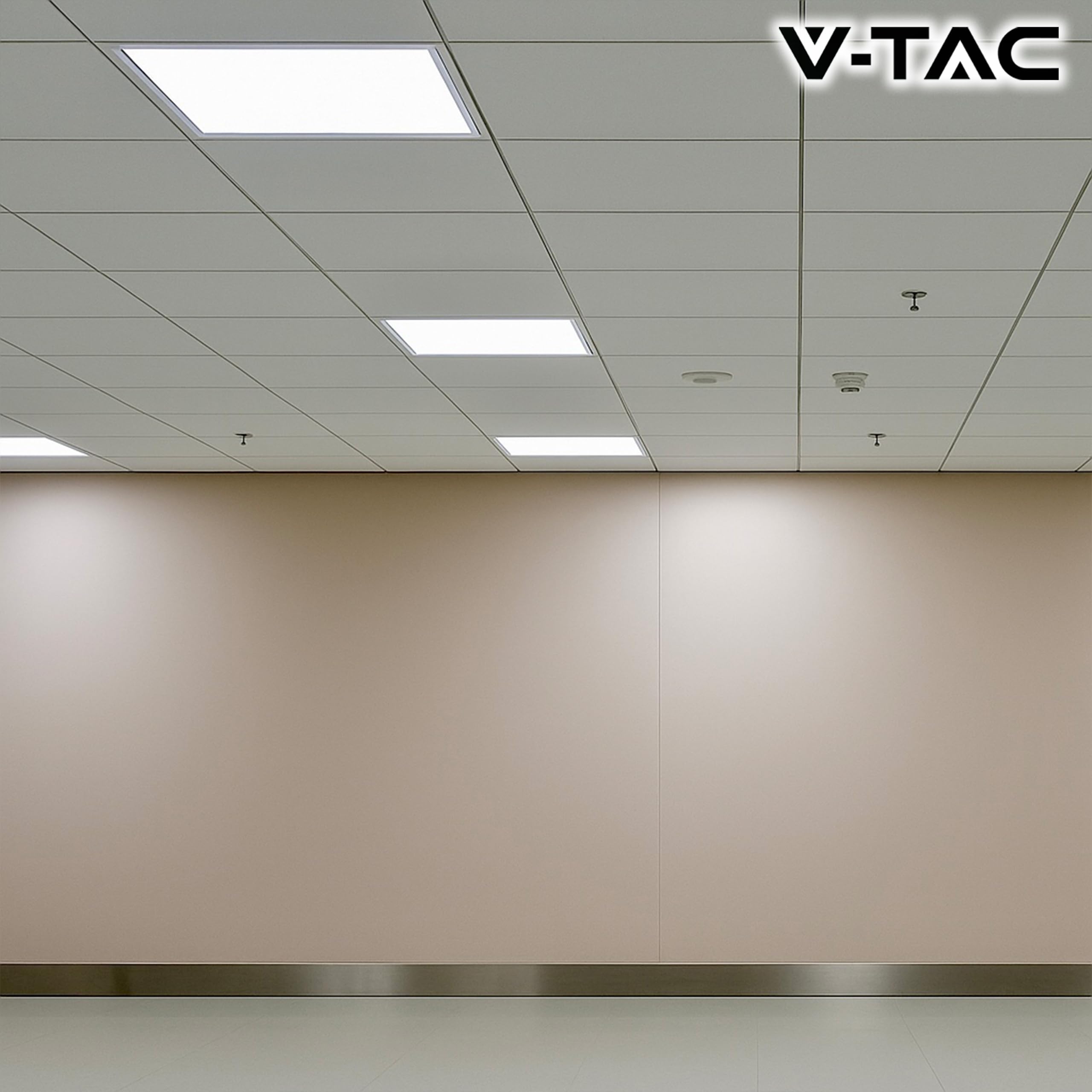 V-TAC 8x Pannelli LED da Incasso 36W - Chip Samsung - Lampada Quadrata 60x60 cm - 4320 Lumen - IP20 - per Soffitto, Ufficio, Casa, Negozio - Plafoniera - Luce 4000K Bianca Naturale