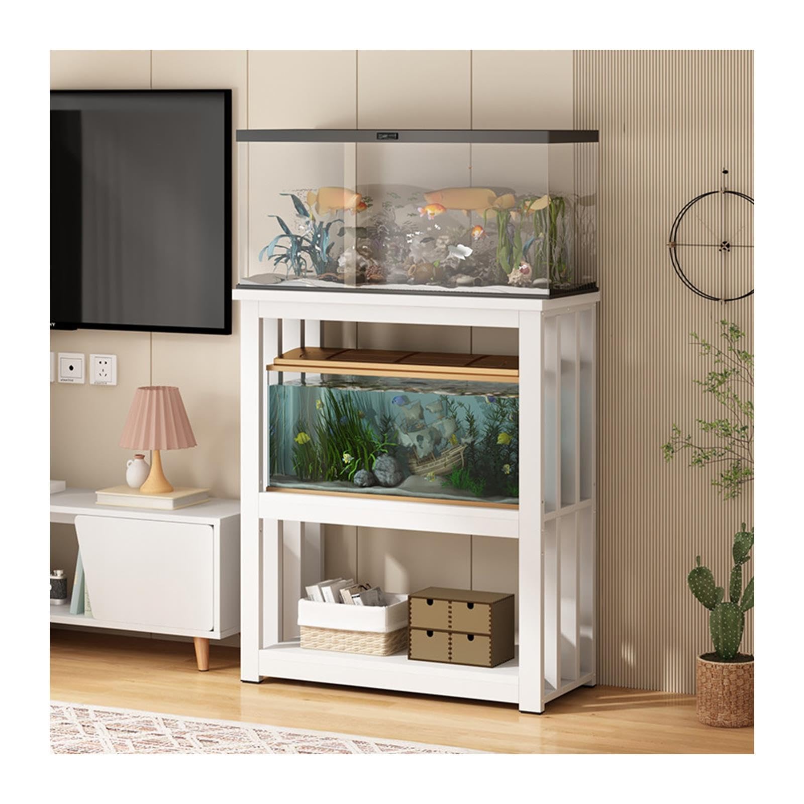 Mobile Acquario, Base per Acquari, Elevata Capacità di Carico