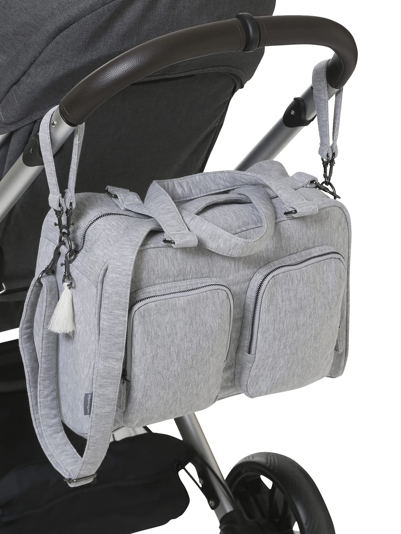 VERTBAUDET Sac à Langer Multipoches Family Gris chiné