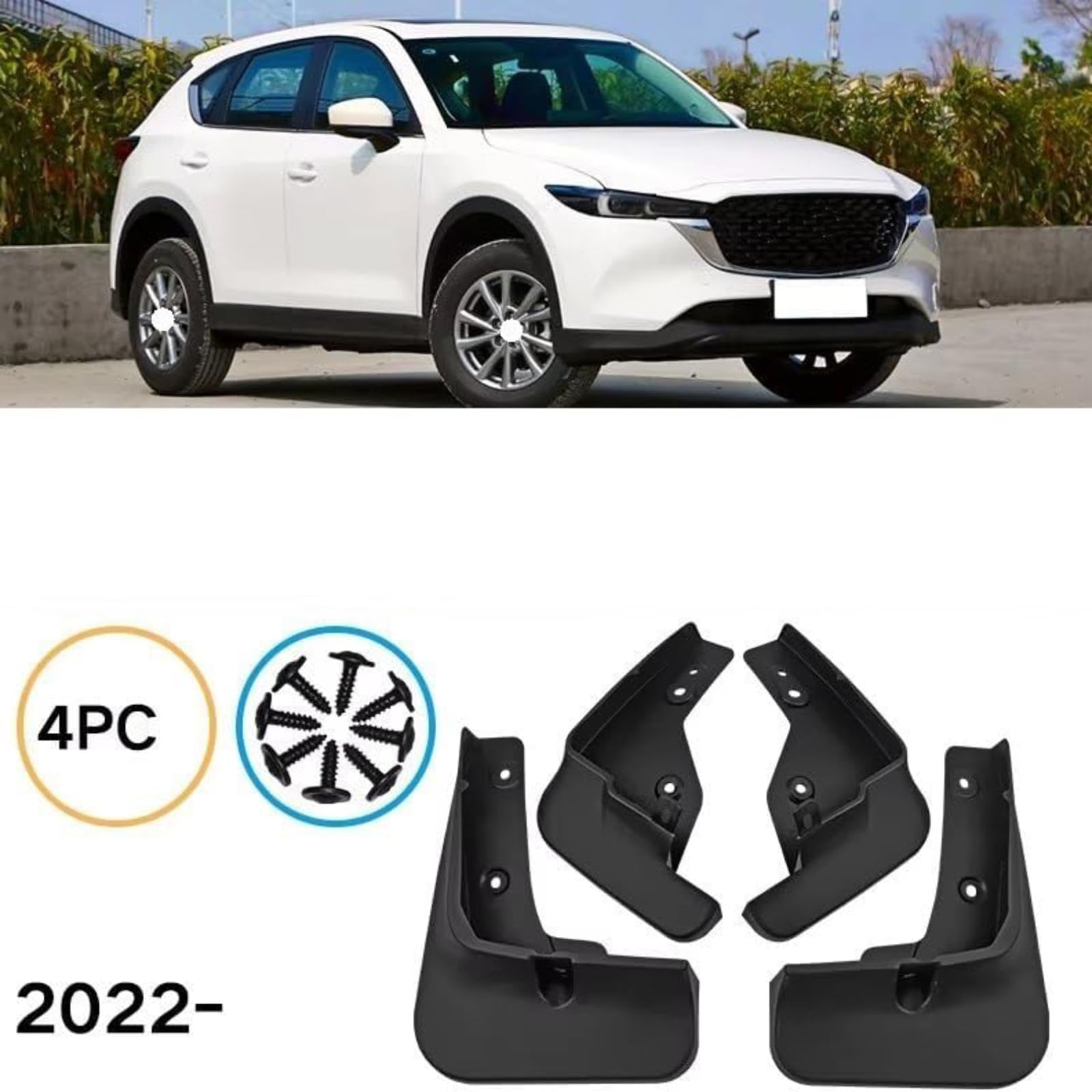 4 Pezzi Paraspruzzi Auto, per Fiat Ducato 2006-2025 Impermeabile Durevole Paraspruzzi Parafanghi Anteriori Posteriori Parafanghi Protettivi Pneumatici