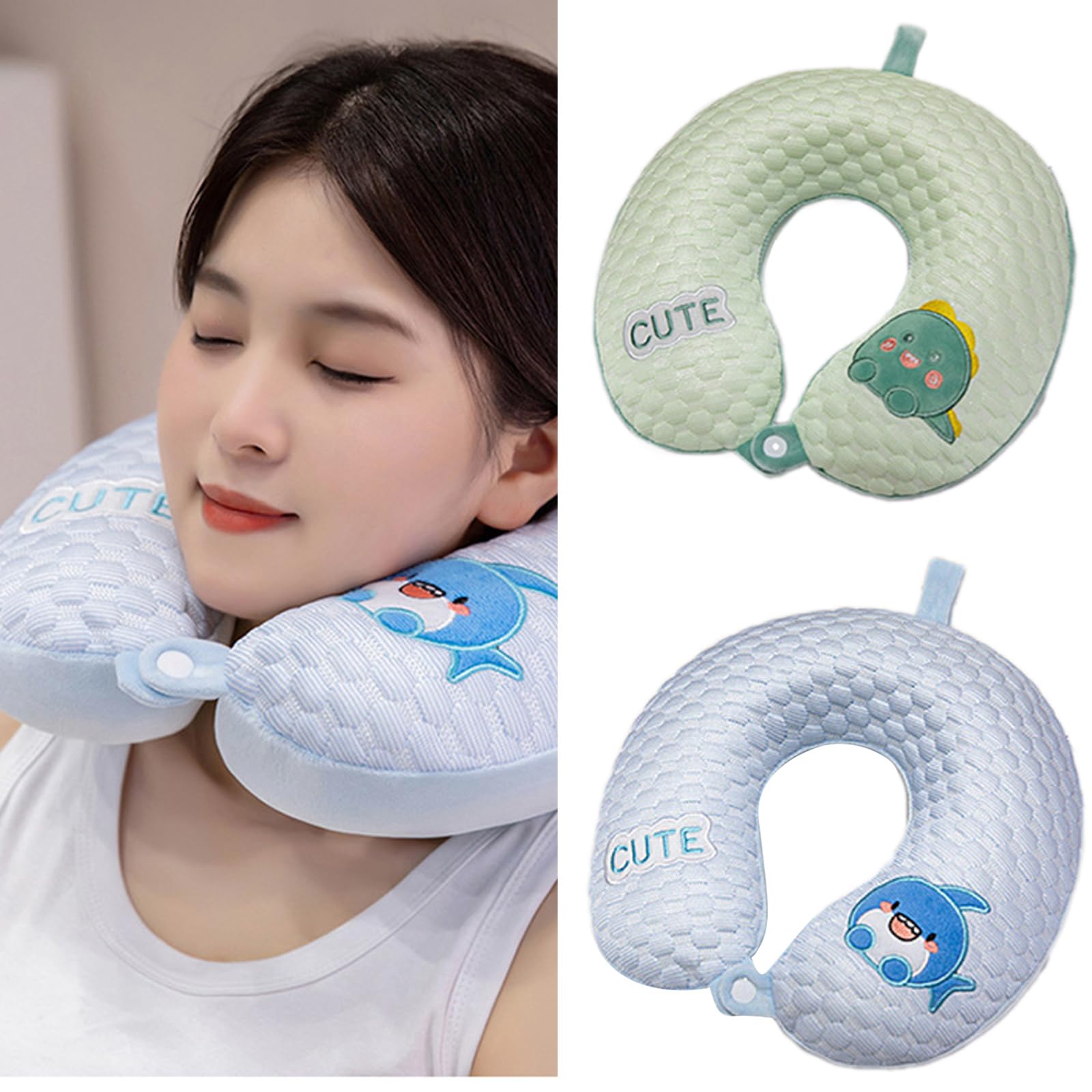 Amazon｜旅行枕メモリフォームネックピローポータブルトラベル頸動脈枕