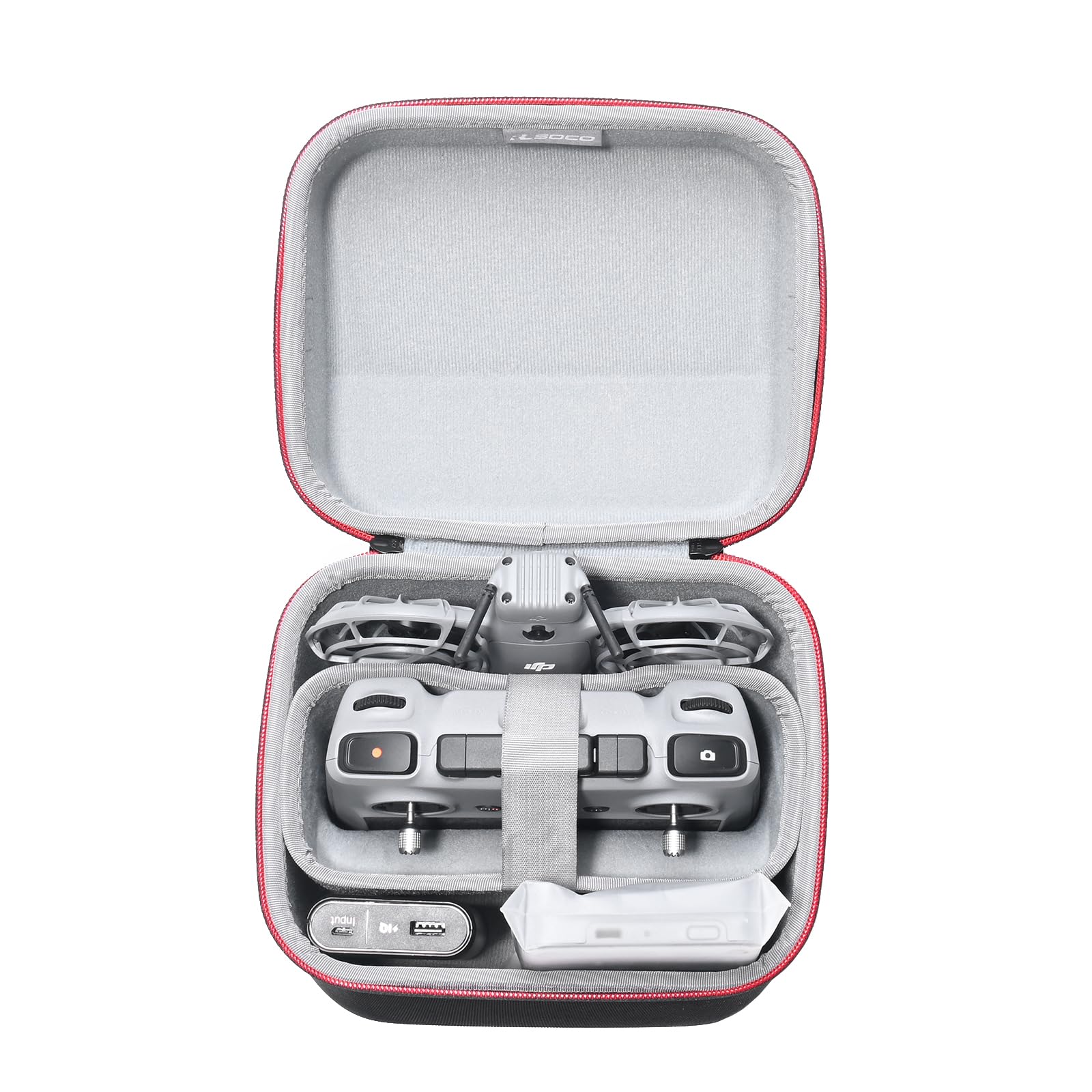 RLSOCO Carrying Case for DJI Neo 2 Fly More Combo, Fit Neo 2 Accessories:Remote Controller,3 Batteries,Charging Hub,Propeller Guards,Digital Transceiver,Cables and Other Accessories