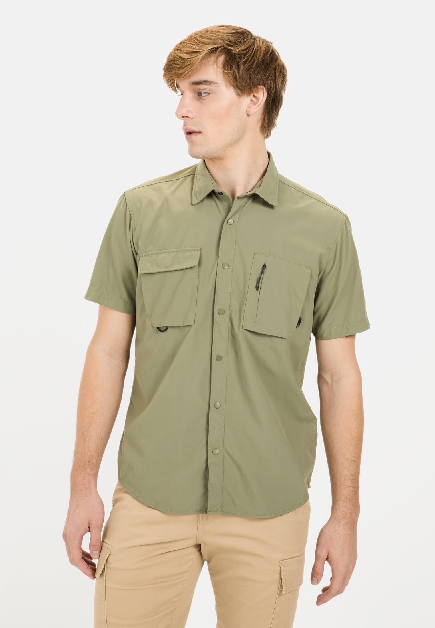camel active Herren Kurzarmhemd mit Cooling Effekt