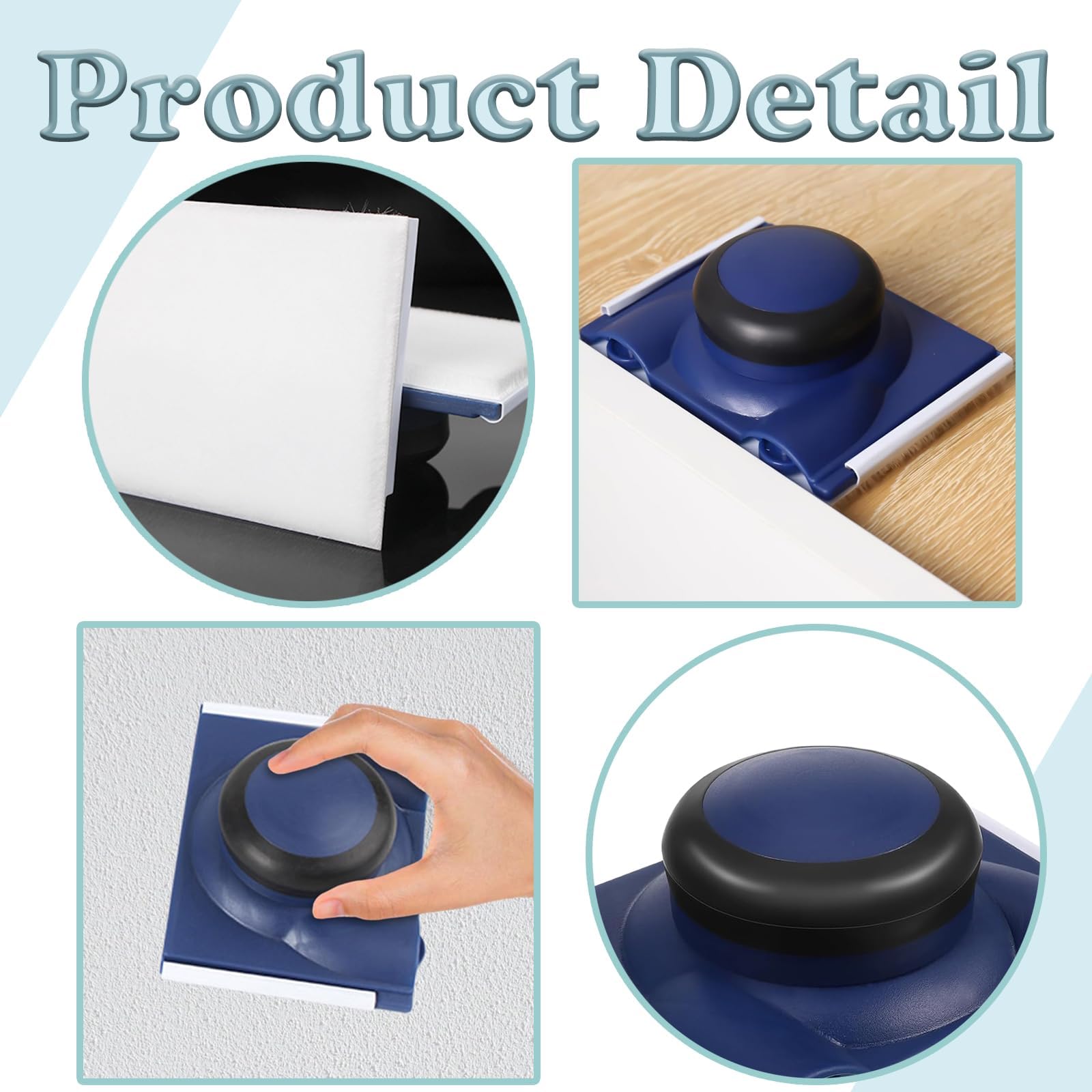 Lot de 2 coupe-bordures de peinture bleue pour couper les bordures de peinture - Outil pour peinture murale, coins et bords pour vous aider à appliquer la peinture uniformément droite