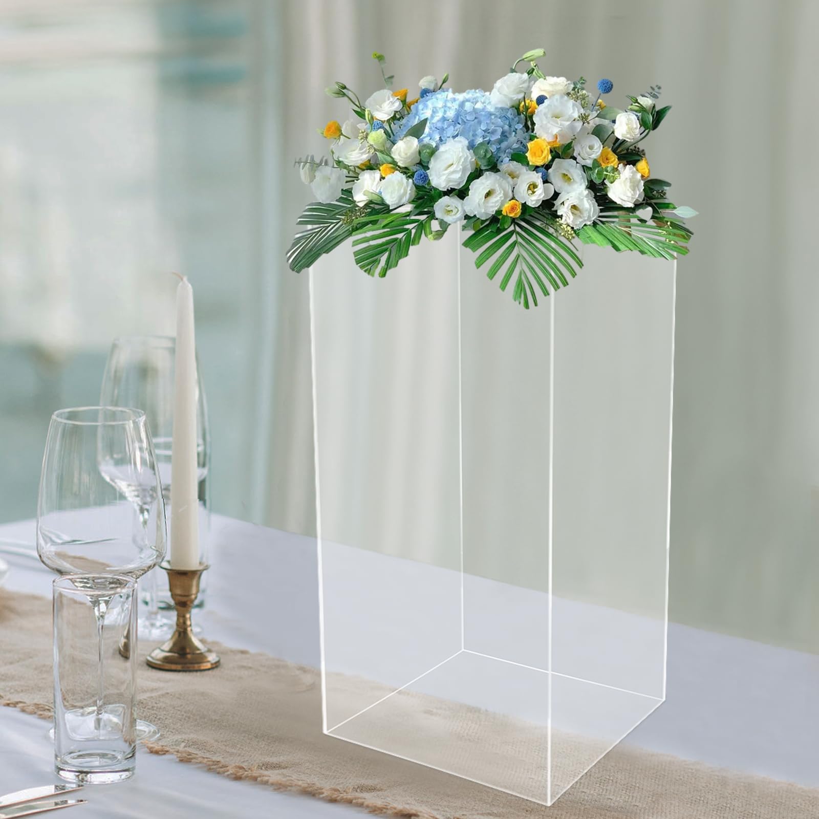 Vitrine en Acrylique 10 15 20 25 30 35 40 60cm Vitrine Lumineuse Acrylique Figurines, Grand Coffret Présentation Transparent avec Porte, Organiseur Miniatures, Modèles Réduits(10x10x30cm/4x4x12in