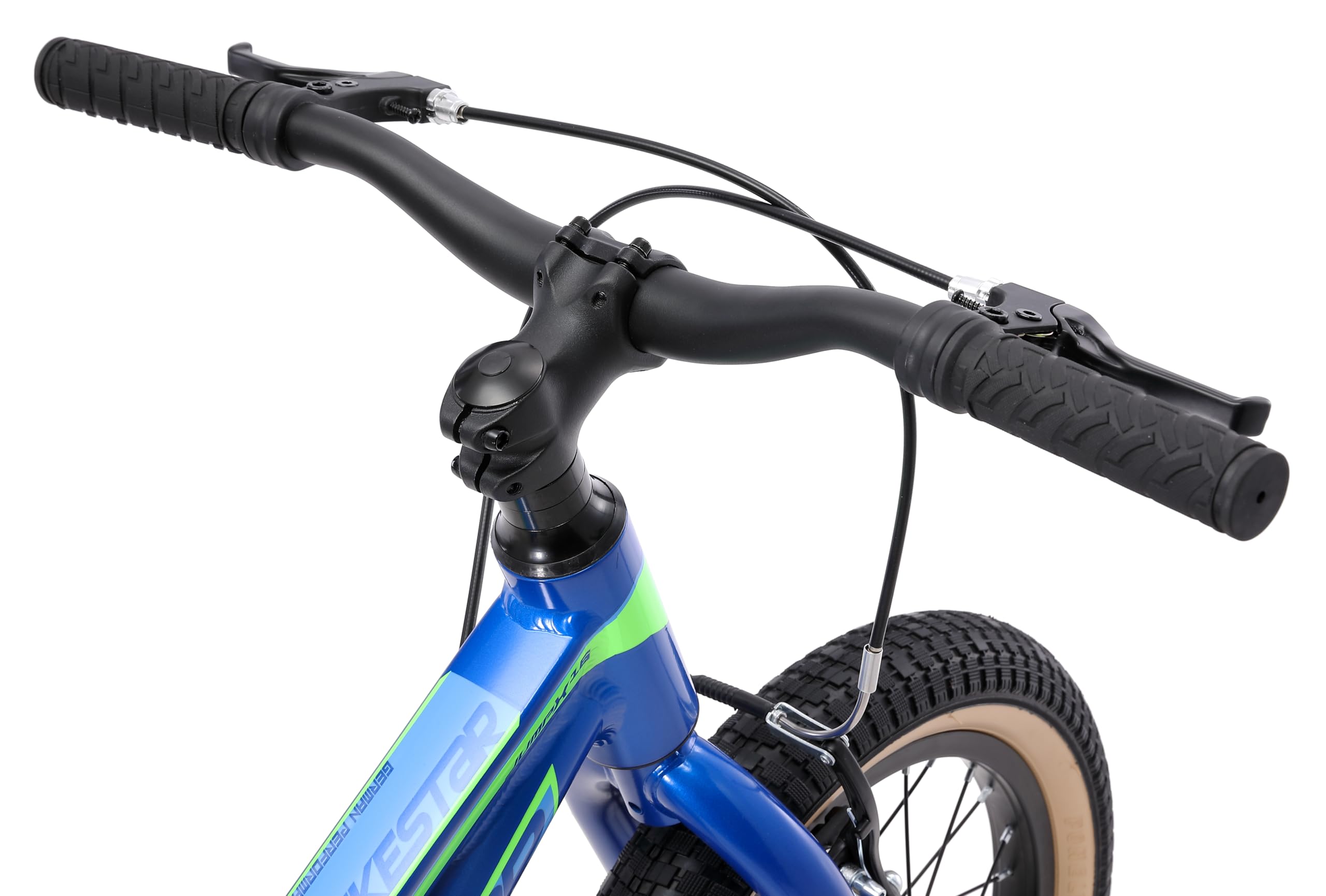 BIKESTAR Vélo Enfant en Aluminium pour Garcons et Filles de 4-5 Ans | Bicyclette Enfant 16 Pouces vélo de Montagne avec Freins en V | Bleu Vert