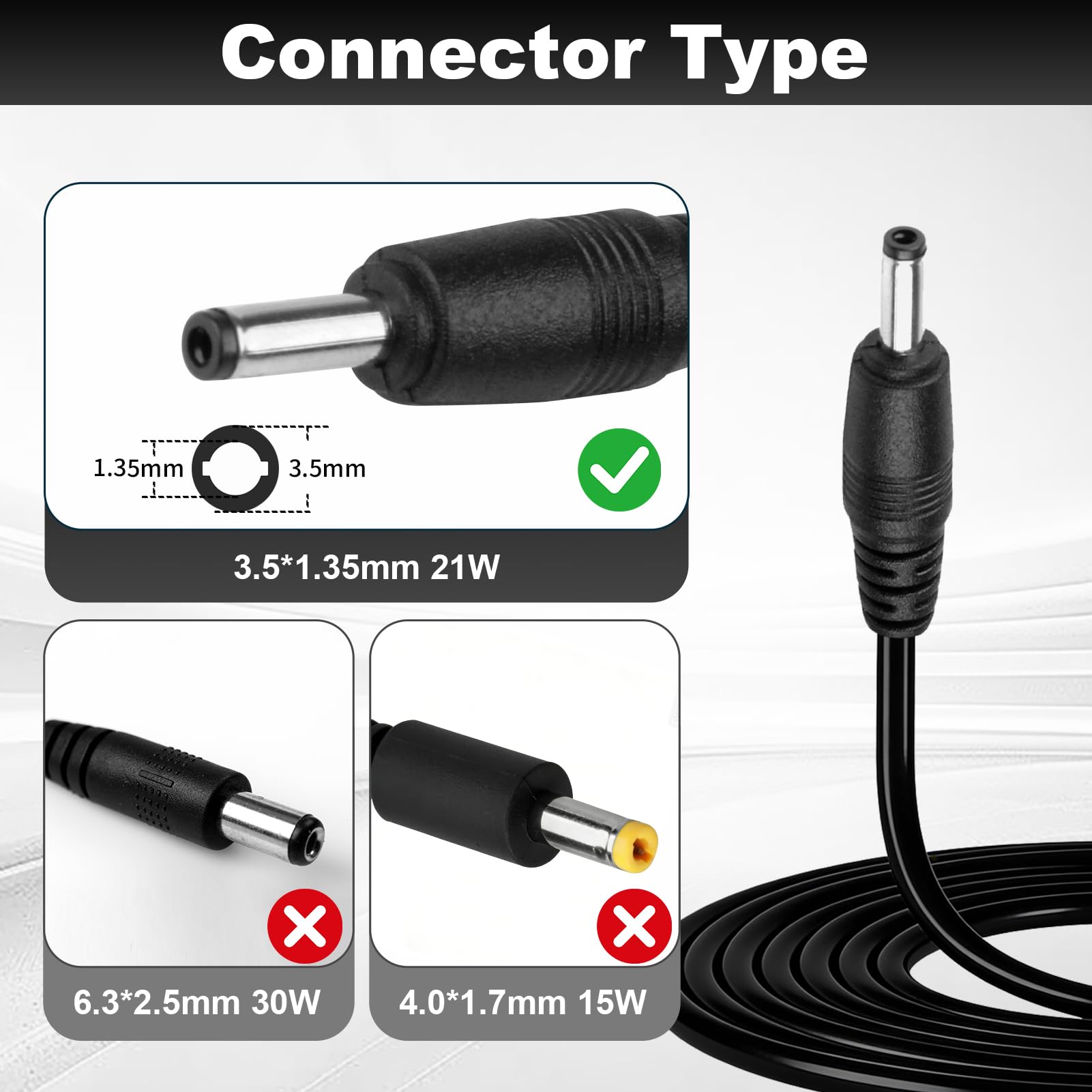 21 W 15 V 1,4 A Alimentatore per Alexa Echo