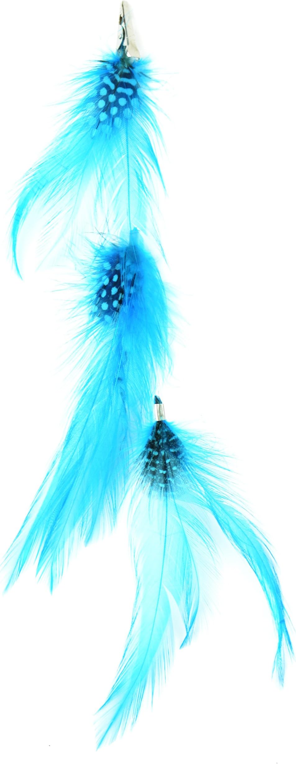 Designer Feathers 12749 Feather Hair Extension, 9-Piece, Bleached and Dyed Hackle