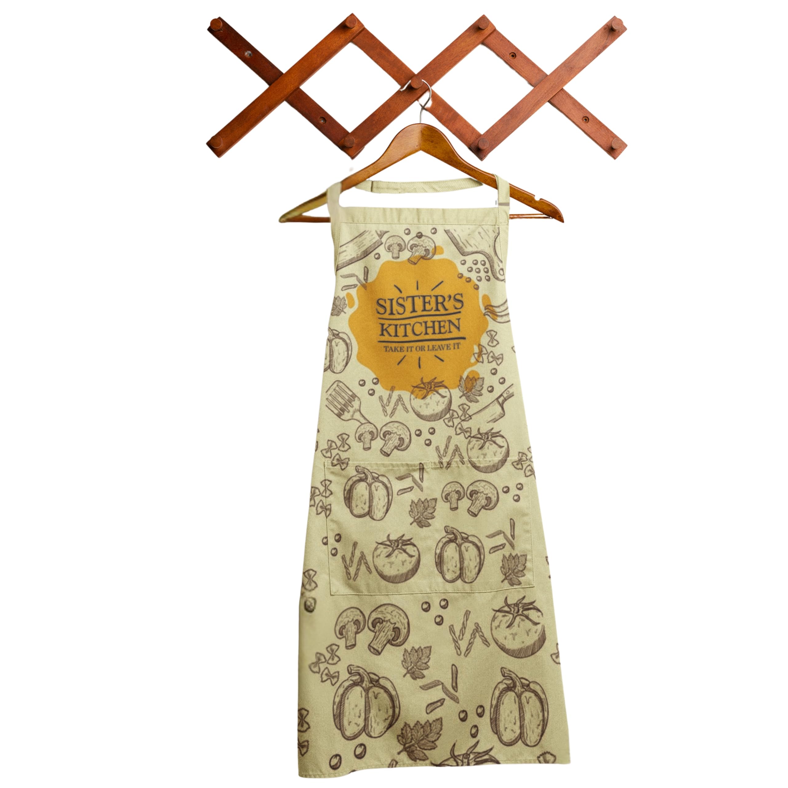 Mom Kitchen Chef Apron | Waterproof, Washable, Adjustable Fit | Cooking & Baking Apron | Birthday & Mother’s Day Gift for Mom