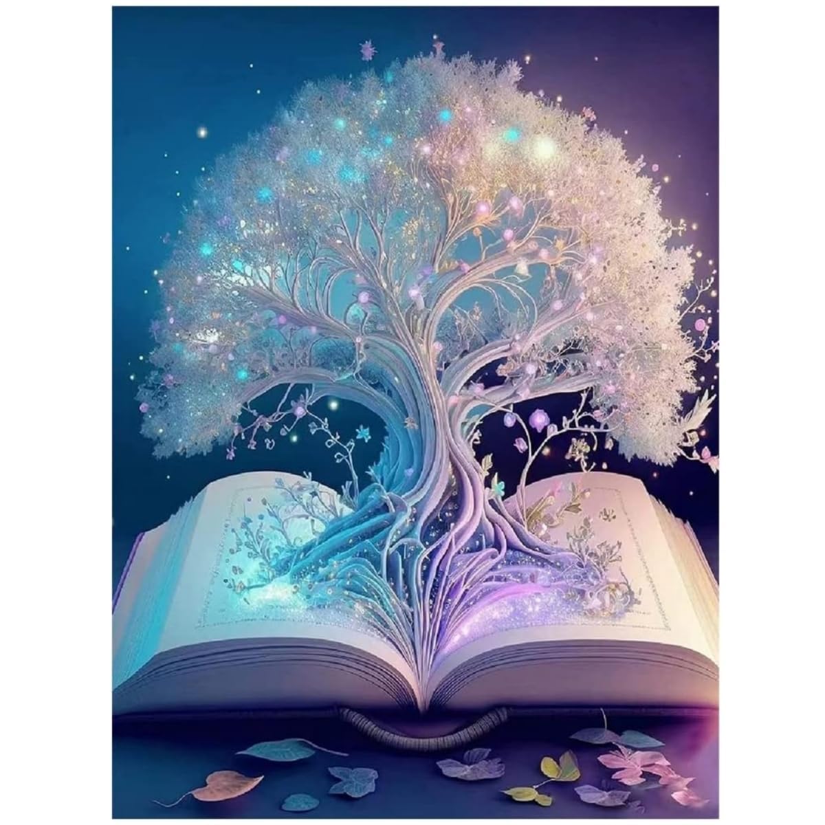 Diamond Painting Kits for Adults, Landscape 5D DIY Diamond Moon Art Kits Full Drill Diamond Dots for Gift Wall Decor and Relaxation Gem Arts 30 x 40 CM (Book)-image-38