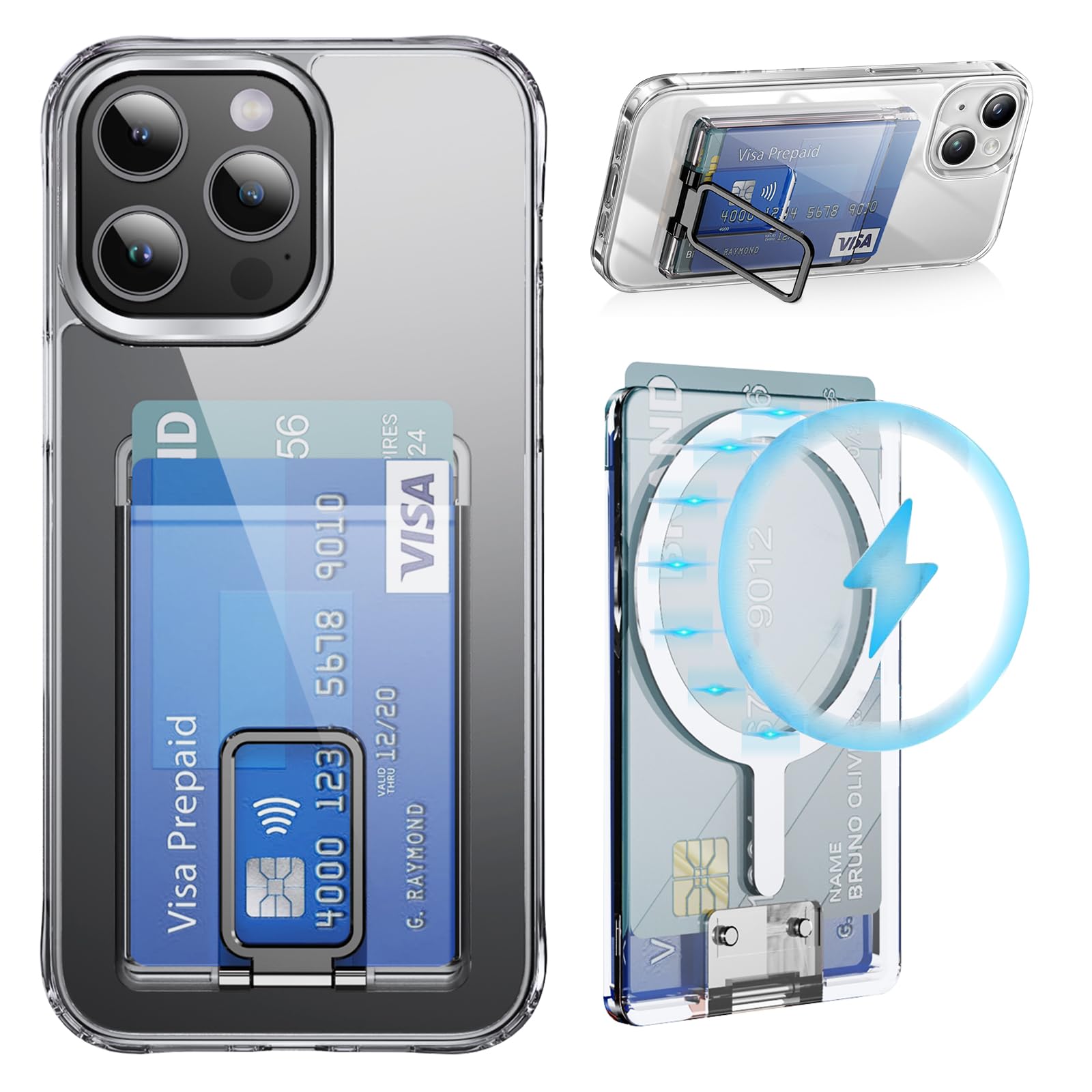 最安値‼️スマホ magsafeウォレット カード入れ SUICA 定期入れ Amazon.co.jp: MagSafe カードケース スマホスタンド MagSafe