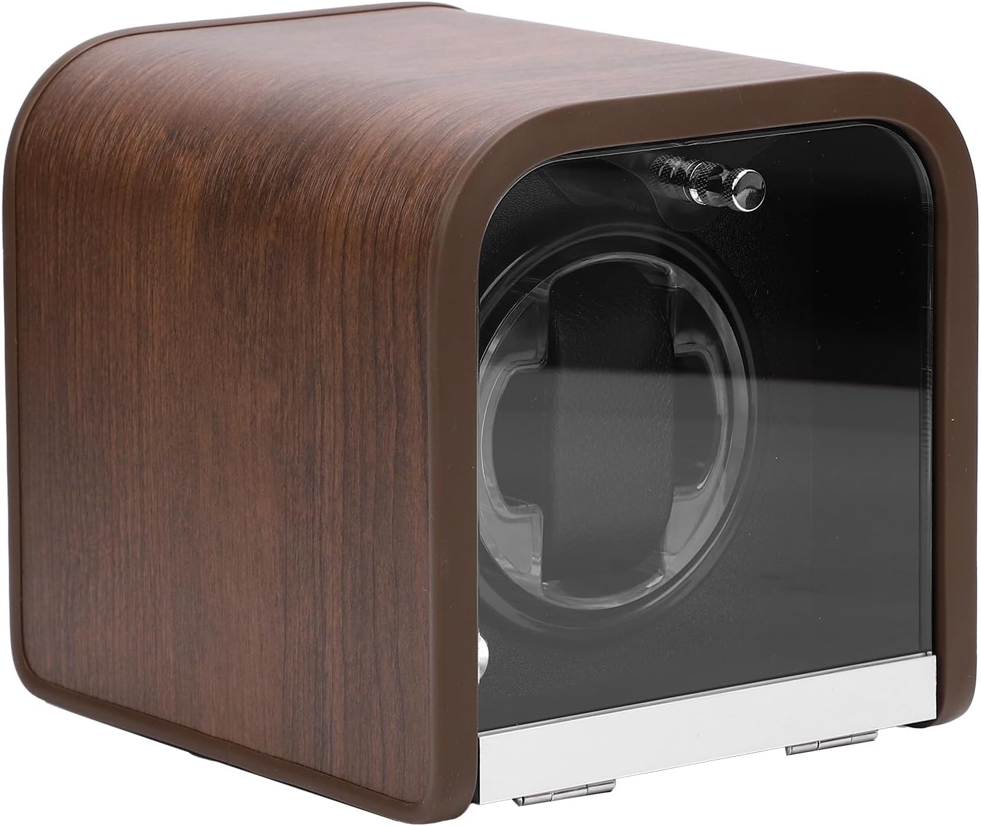 Automatic Watch Winder, 5 Modes Adjustable Mechanical Watch Winder, Silent 10dB Operation with Soft LED Light, Ideal for Home & Office Decor