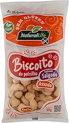 Biscoito de Polvilho Natural Life - Sabor Tradicional - Sem Glúten - Vegano - 90g