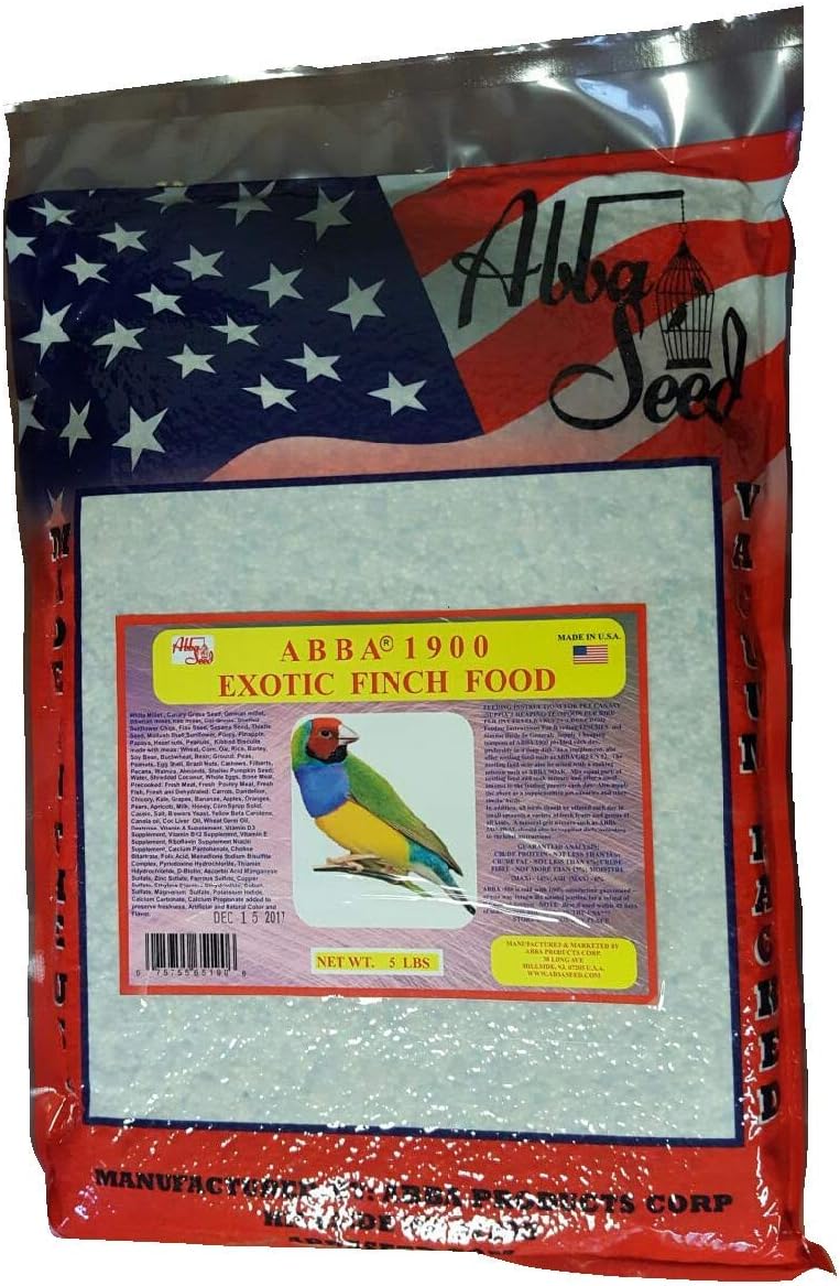 ABBA 1900 Bird Foods Exotic Finch Food 5lbs
