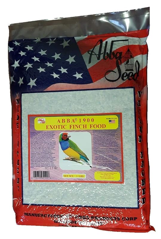 Alimento para Tentilhões ABBA 1900 com Sementes, Vitaminas e Minerais, 2,25 kg