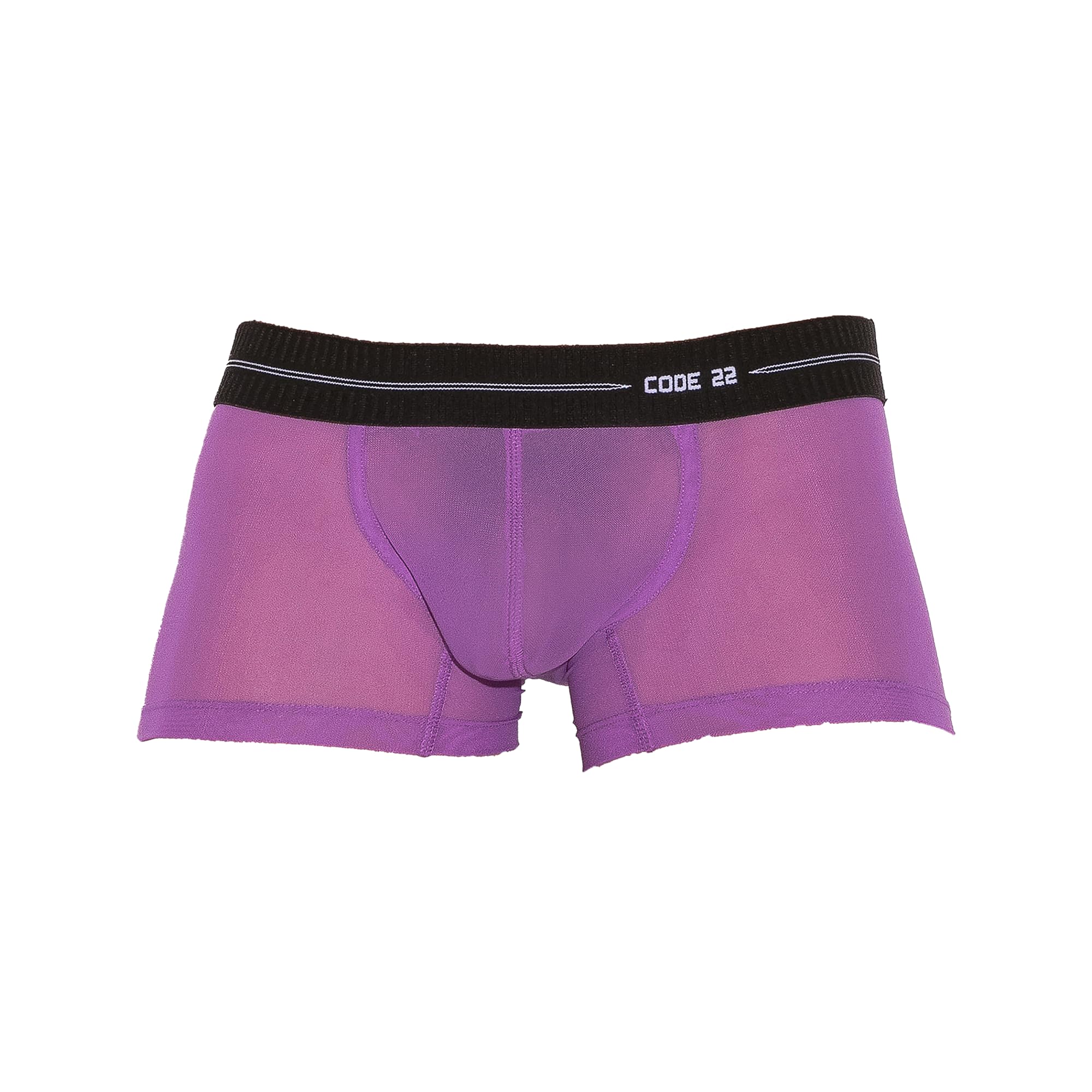 Bóxers ajustados hombre ropa interior evitan sudor sheer mesh trunk 5
