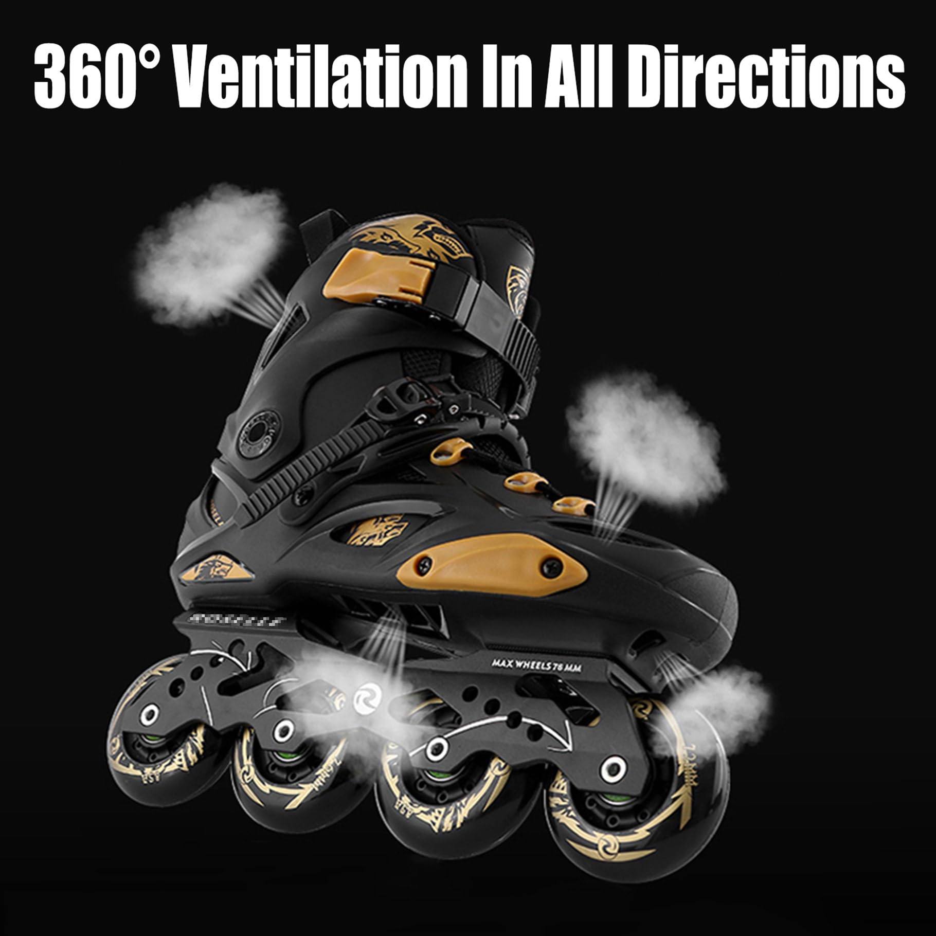 Patines En Linea Adulto, Patines 4 Ruedas Mujer Hombre, Patines Profesionales De Fitness para Principiantes Adulto Mujer Hombre
