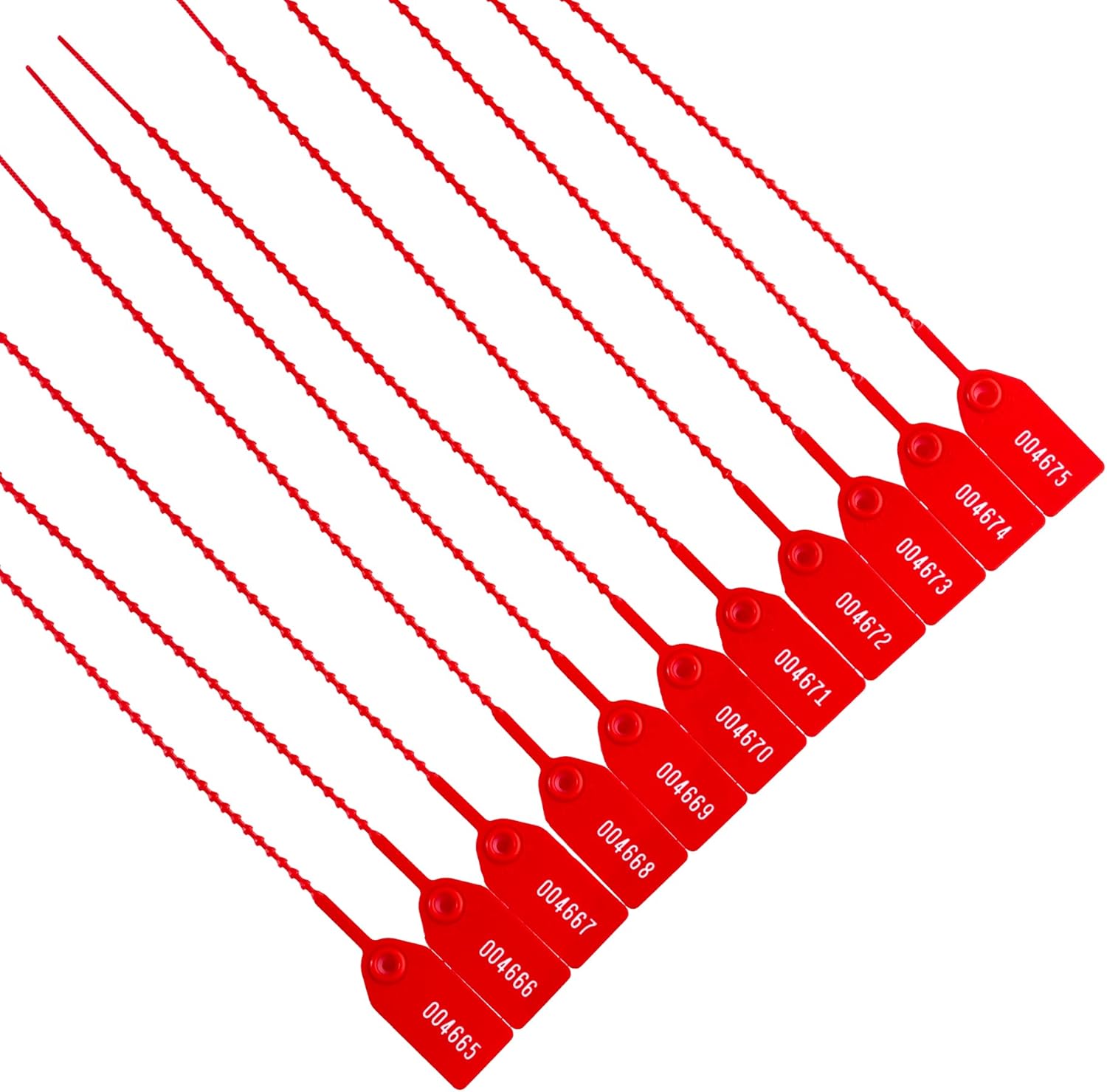 1000 Tamper Evident Security Seals, Numbered Sequentially (Red) - Image 6