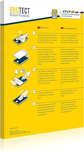 Miniatura 3 de Protector de pantalla de vidrio antirreflejos mate compatible con Volkswagen Beetle Cabrio 5c 2018 6.5" - Película de protección 9H antiarañazos