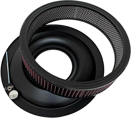 Miniatura 5 de Pequeño bloque Chevy 327-13" Kit de filtro de aire redondo - Negro