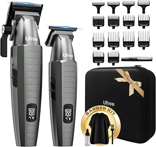 22-Pc Ufree Professional Cordless Clipper & Trimmer Set