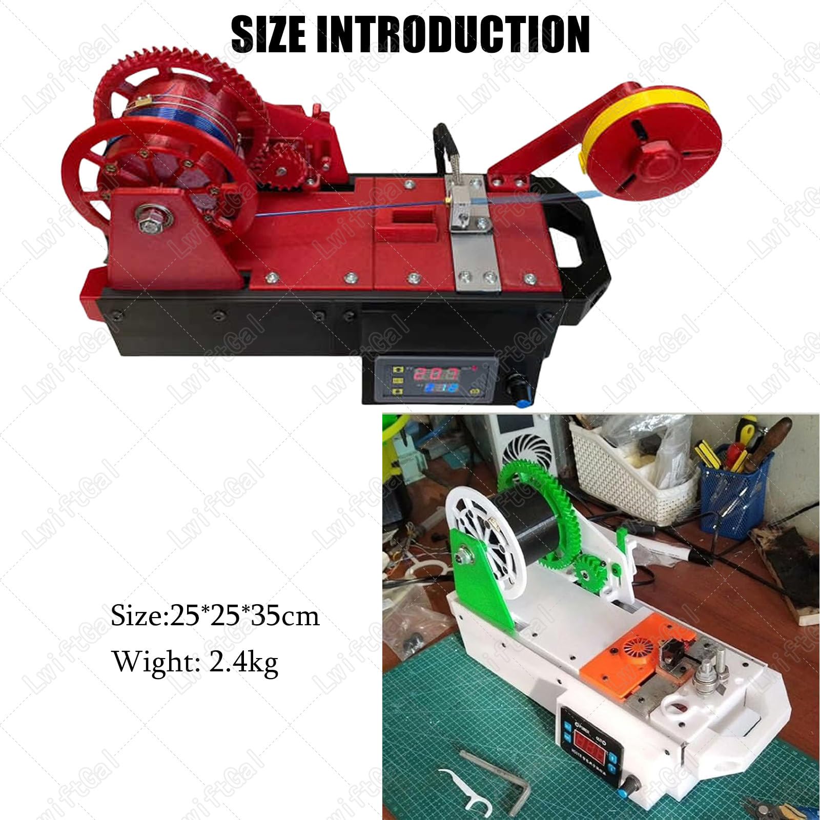 Filament Extruder für 3D-Drucker, Desktop-Maker mit digitaler Temperaturregelung, Kunststoffflaschen-Recycling-Gerät für DIY-Projekte, ideal für Hersteller und Innovatoren