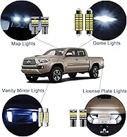 Vista 3 de 10pcs Tacoma Interior LED Lights Kit Super Bright LED Map Dome Light Bulbs for Toyota Tacoma 2005 2006 2007 2008 2009 2010 2011 2012 2013 2014 2015