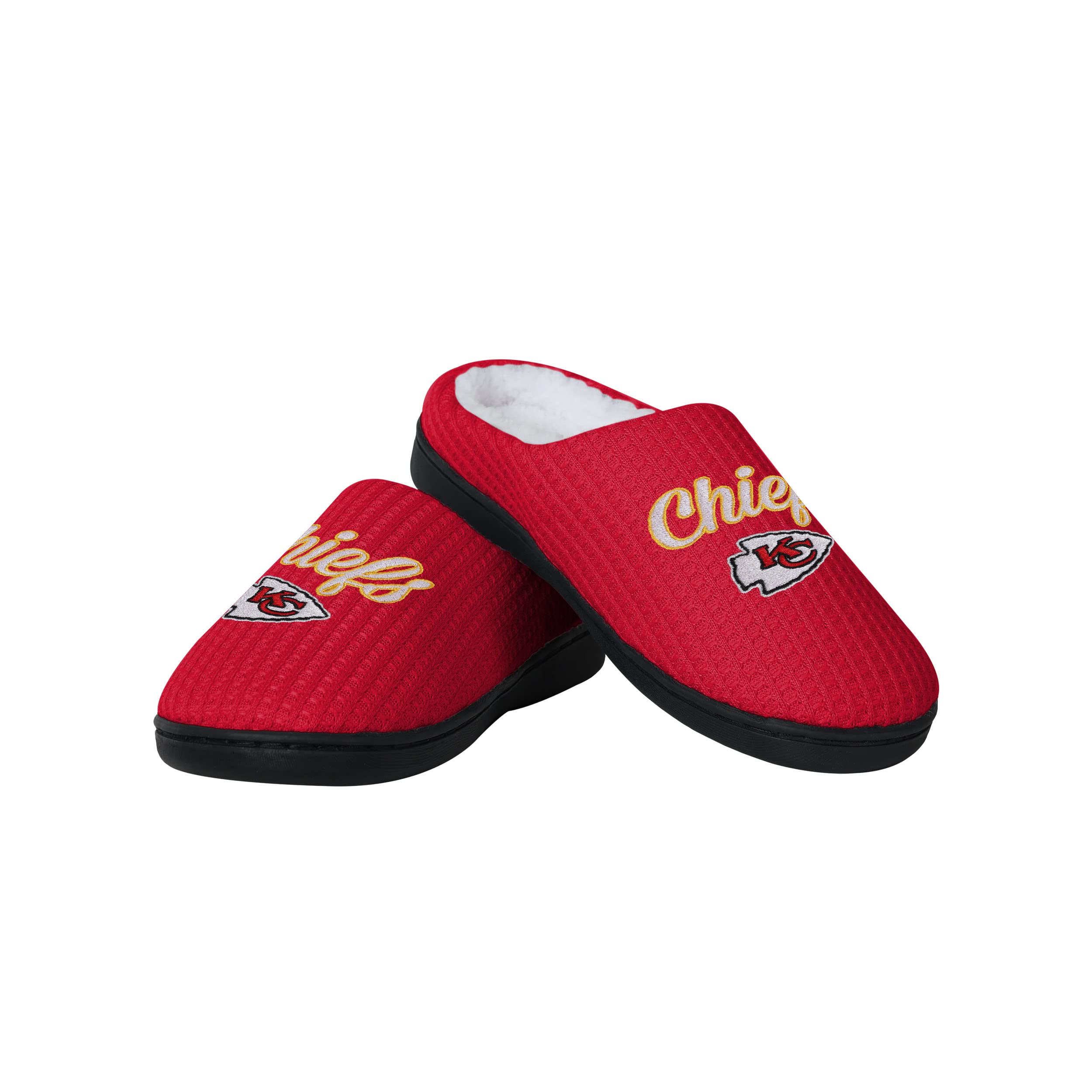 FOCOWomen's NFL Sherpa Lined Memory Foam Slippers