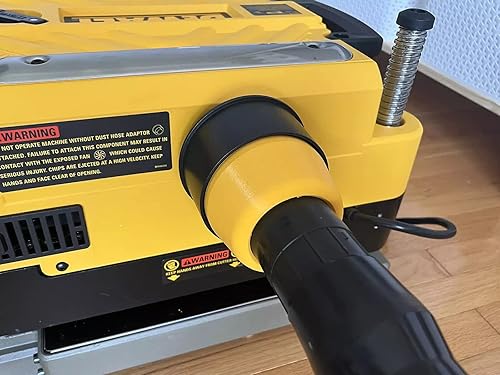 Miniatura 4 de Adaptador de manguera de 2 12 compatible con cepilladoras Dewalt DW735 y DW735x, fabricado en Estados Unidos