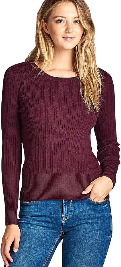 Active USA - Playera de Punto Acanalado para Mujer, Cuello Redondo, Manga  Larga, Talla Grande : Amazon.com.mx: Ropa, Zapatos y Accesorios