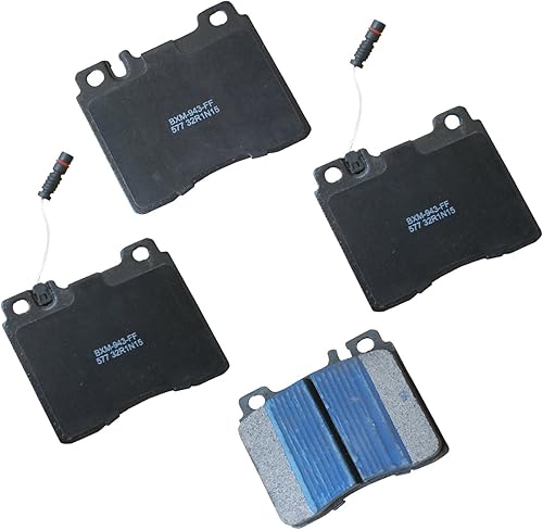 Vista 36 de Bendix Premium SBM8 - Pastillas de freno semimetálicas Premium para modelos seleccionados Buick Special, Camaro, Corvette, Phaeton, Olds F85, Vista