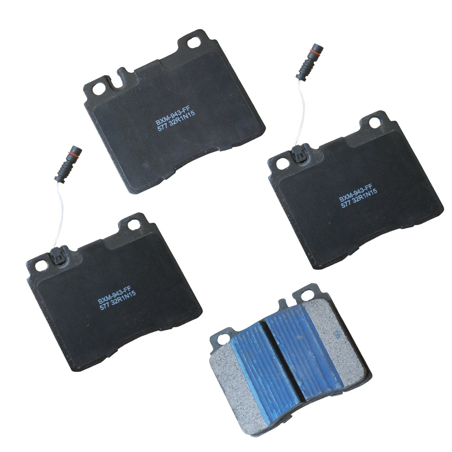 Bendix Premium SBM577 Semi-Metallic Front Brake Pads for Select Models Mercedes-Benz 300SD, 300SE, 400SE, 400SEL, 500SEC, 500SEL, 600SEC, 600SEL, CL500, CL600, S320, S350, S420, S500, S600