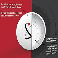 Vista 7 de Wilson Smart Core Pelota de Golf - Paquete de 24 (Blanco)