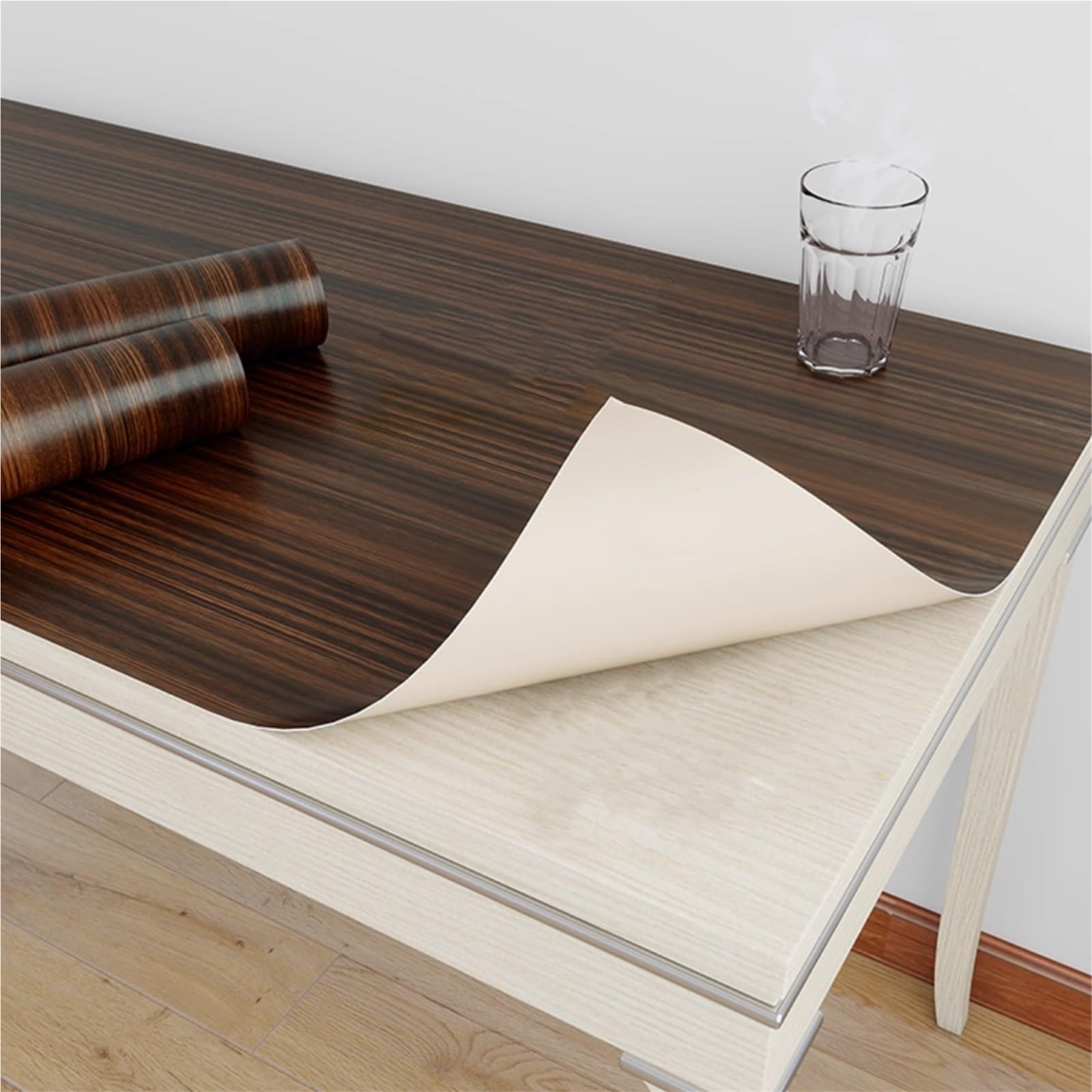 Carta da parati con venature del legno 55/40 cm