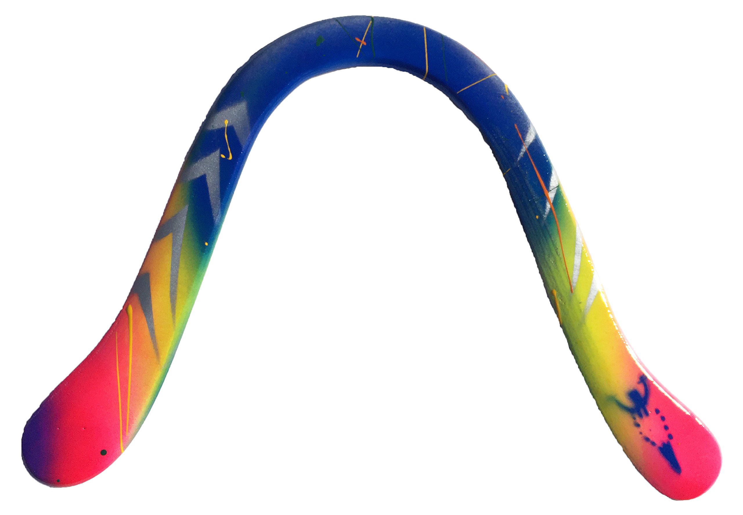 Delicate Arch Special Edition Wooden Boomerangs. Large Hook Boomerangs with Weights Inserted in The Tips for Extra Distance. Range of 55-60 Meters. Ideal for Men Above 15 Years Old.