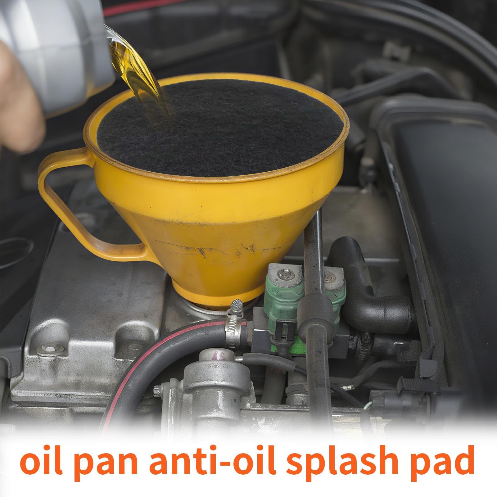Tappetino Antispruzzi Olio per Autovetture Paraspruzzi Serbatoio Olio Sotto Auto Cambio Olio